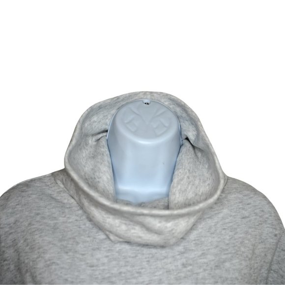 Junior’s Burnout Boxy Turtle Neck Top Mink / Gray - Picture 13 of 16